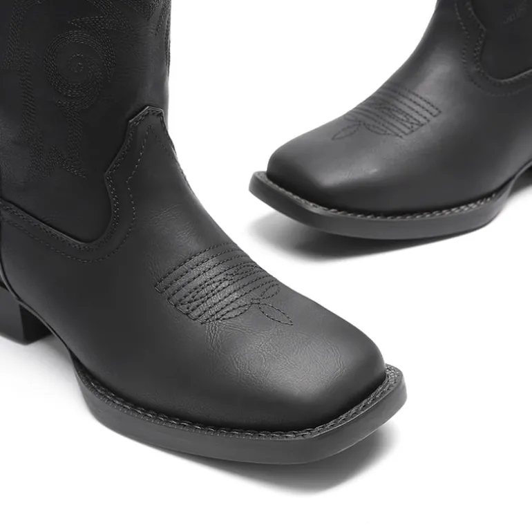 Women’s Mid-Calf Embroidered Cowboy Boots