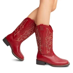 Women’s Mid-Calf Embroidered Cowboy Boots