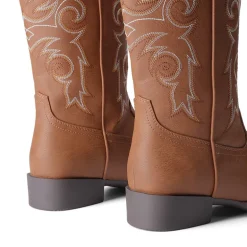 Women’s Mid-Calf Embroidered Cowboy Boots