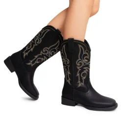 Women’s Mid-Calf Embroidered Cowboy Boots