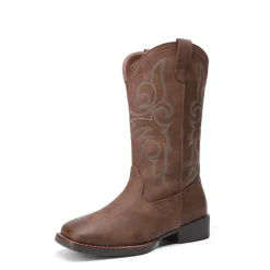 Women’s Mid-Calf Embroidered Cowboy Boots