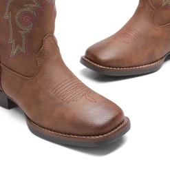 Women’s Mid-Calf Embroidered Cowboy Boots