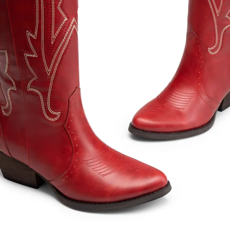 Women’s Mid Heel Western Style Boots