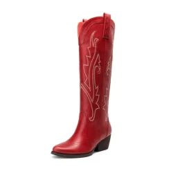 Women’s Mid Heel Western Style Boots