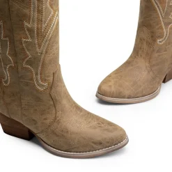 Women’s Mid Heel Western Style Boots