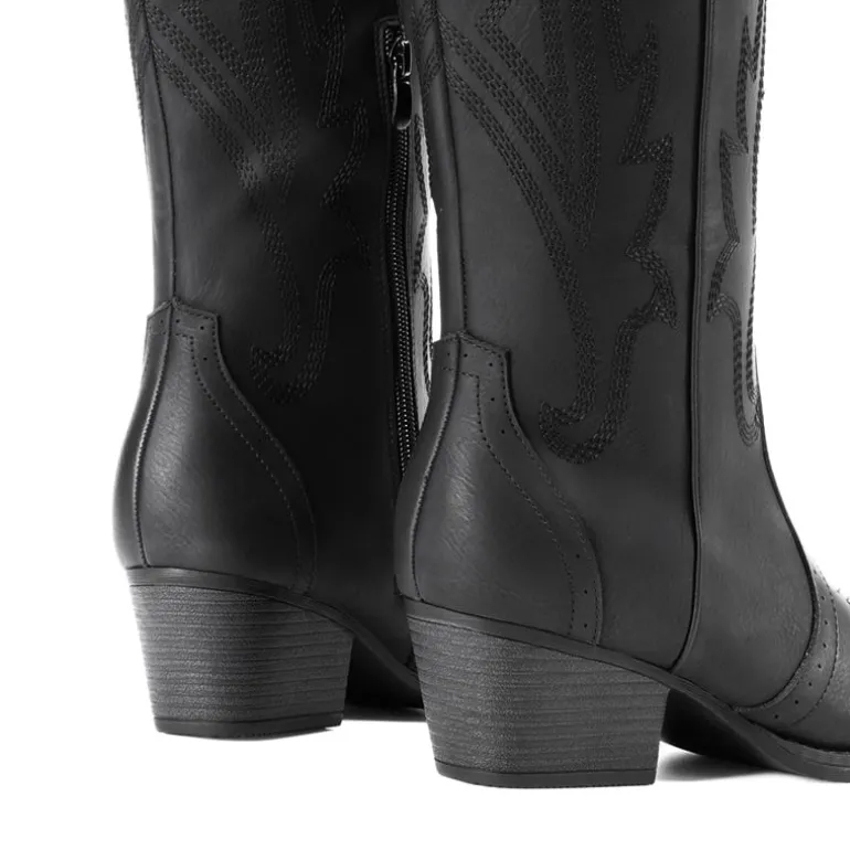 Women’s Mid Heel Western Style Boots