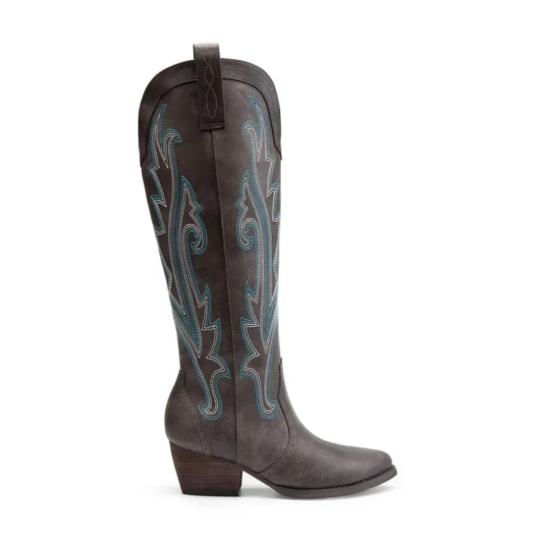 Women’s Mid Heel Western Style Boots
