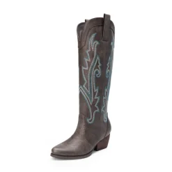 Women’s Mid Heel Western Style Boots
