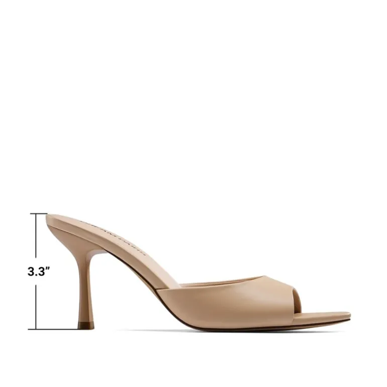 Women's Minimalist Pointed Toe Mule Heels