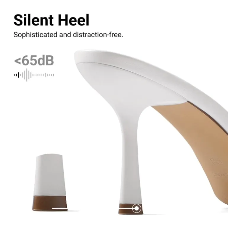 Women's Minimalist Pointed Toe Mule Heels