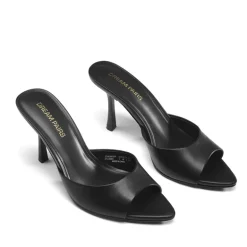 Women's Minimalist Pointed Toe Mule Heels