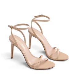 Women's Minimalist Stiletto Heels with Ankle Strap