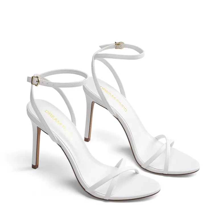 Women's Minimalist Stiletto Heels with Ankle Strap