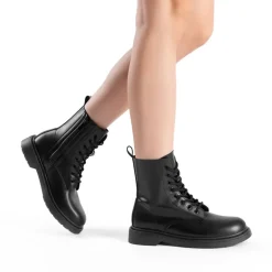Women’s Modern Lace-Up Combat Ankle Boots
