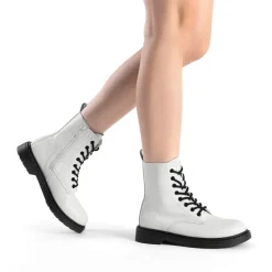 Women’s Modern Lace-Up Combat Ankle Boots