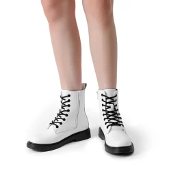 Women’s Modern Lace-Up Combat Ankle Boots