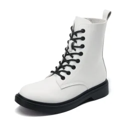 Women’s Modern Lace-Up Combat Ankle Boots