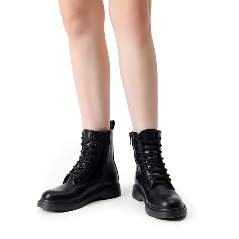 Women’s Modern Lace-Up Combat Ankle Boots