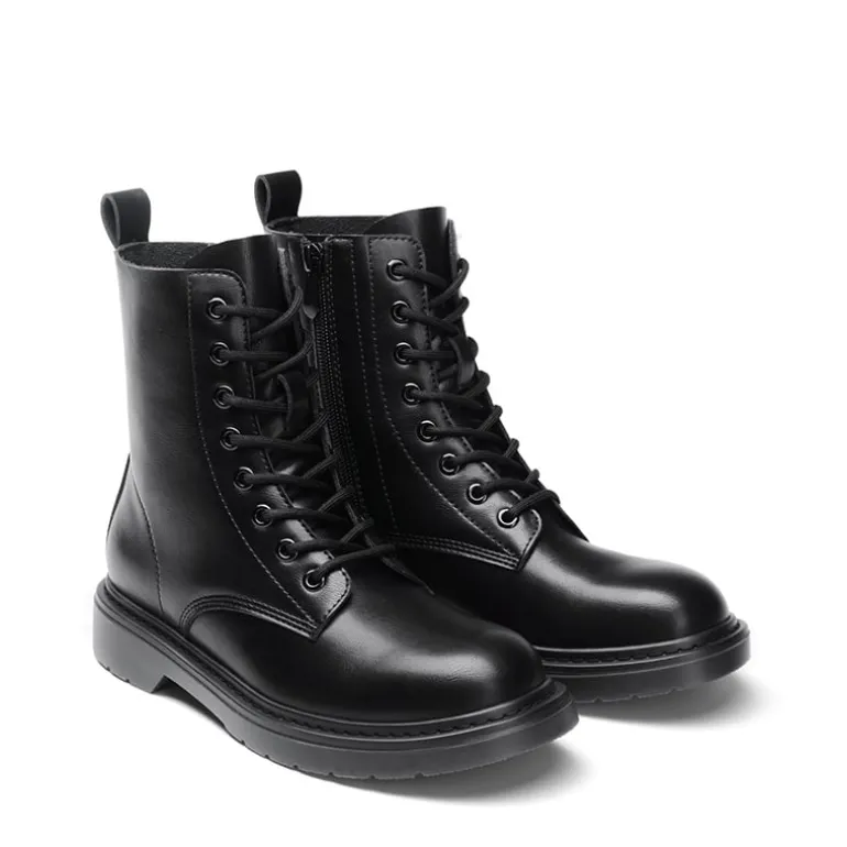 Women’s Modern Lace-Up Combat Ankle Boots