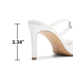 Women’s Mule Stiletto Heels with Adjustable Strap