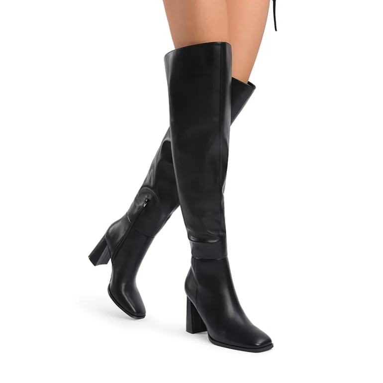 Women’s Over-The-Knee Square-Toe Boots