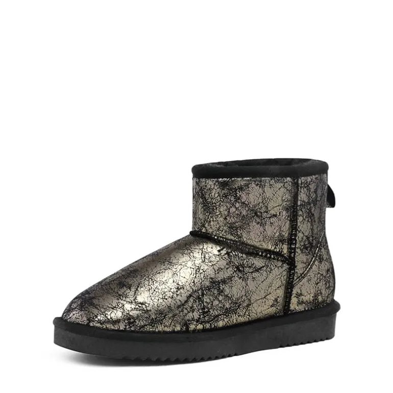 Women's Patterned Winter Ankle Snow Boots