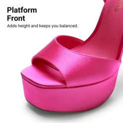 Women’s Platform Stiletto Heels with Cushioned Insole