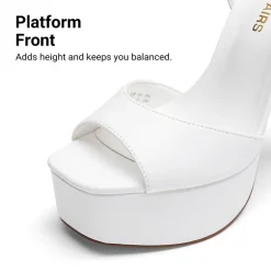 Women’s Platform Stiletto Heels with Cushioned Insole