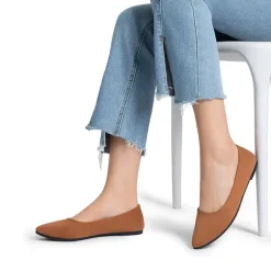 Women’s Pointed Toe Faux Suede Flats
