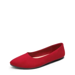 Women’s Pointed Toe Faux Suede Flats
