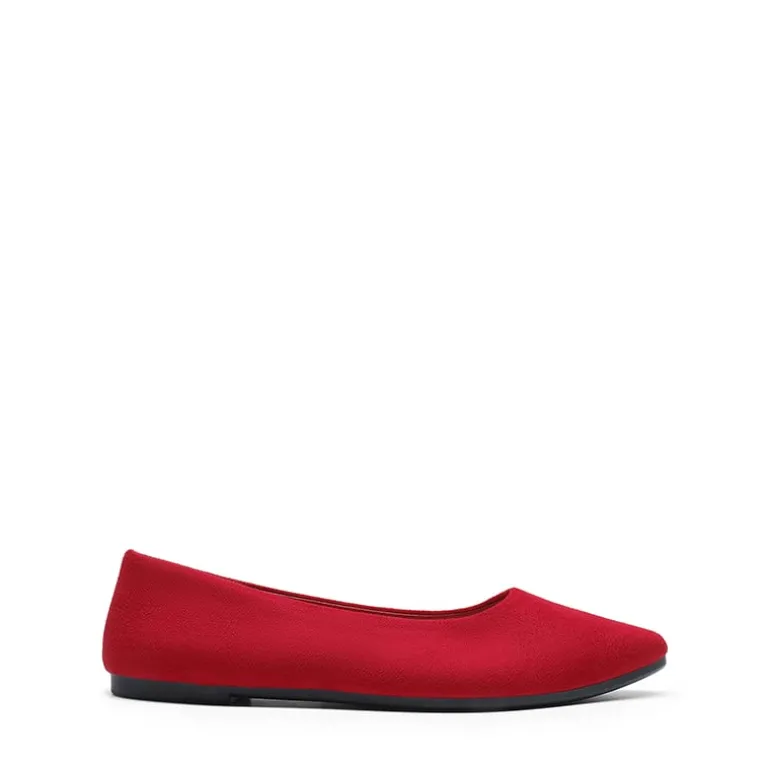 Women’s Pointed Toe Faux Suede Flats