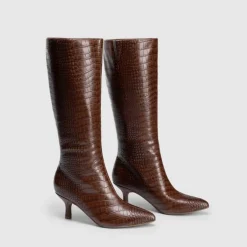 Women’s Pointed-Toe Kitten Heel Boots