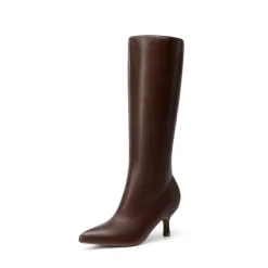 Women’s Pointed-Toe Kitten Heel Boots