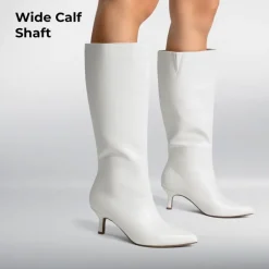 Women’s Pointed-Toe Kitten Heel Boots