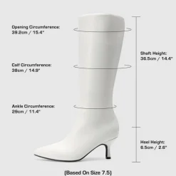 Women’s Pointed-Toe Kitten Heel Boots