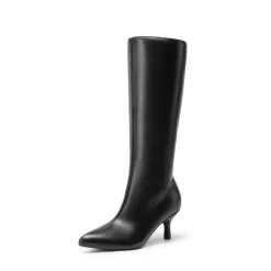 Women’s Pointed-Toe Kitten Heel Boots
