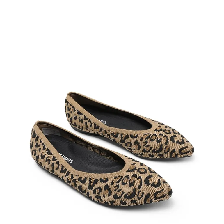 Women's Pointed Toe Knit Slip-On Flats