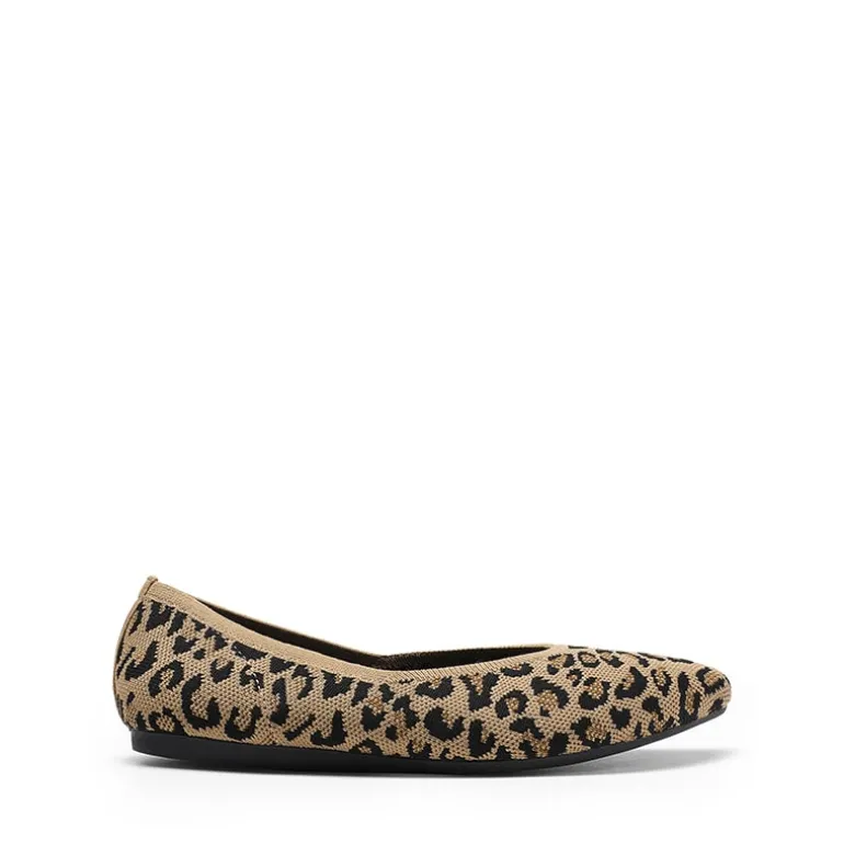 Women's Pointed Toe Knit Slip-On Flats