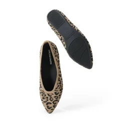 Women's Pointed Toe Knit Slip-On Flats