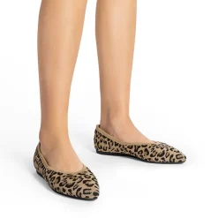 Women's Pointed Toe Knit Slip-On Flats