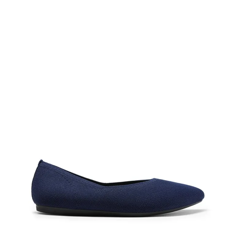 Women's Pointed Toe Knit Slip-On Flats