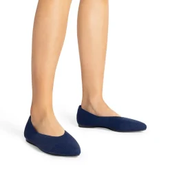 Women's Pointed Toe Knit Slip-On Flats