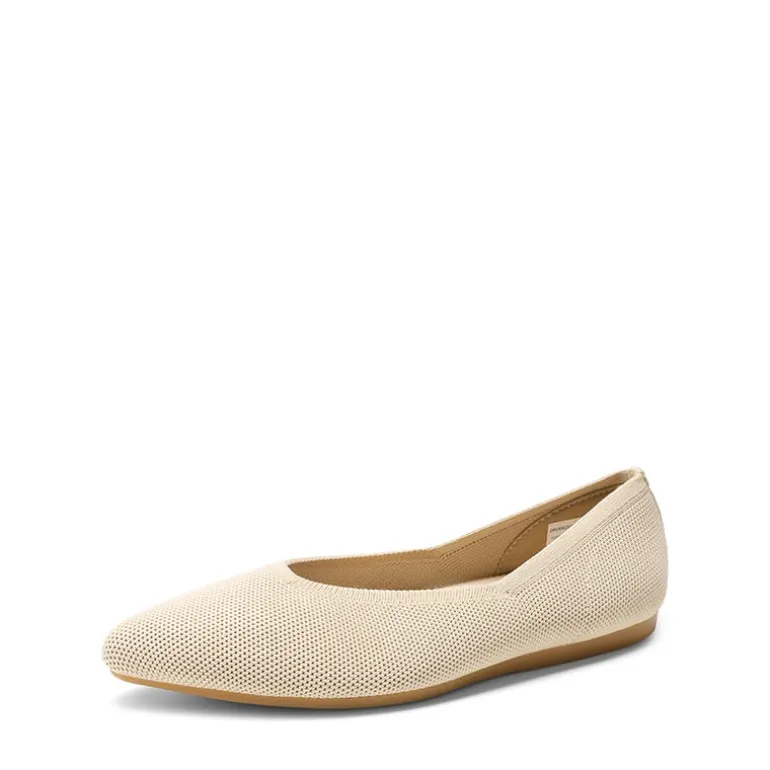 Women's Pointed Toe Knit Slip-On Flats