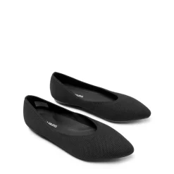 Women's Pointed Toe Knit Slip-On Flats