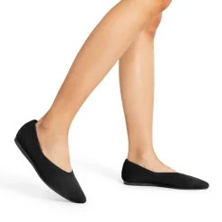 Women's Pointed Toe Knit Slip-On Flats
