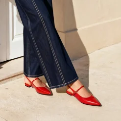 Women’s Pointed Toe Slingback Flats