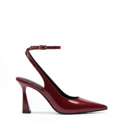 Women’s Pointed Toe Slingback Pumps with Buckle Strap