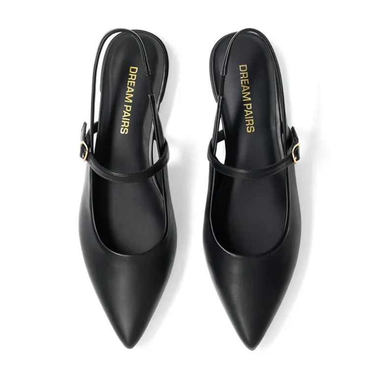 Women’s Pointed Toe Slingback Flats