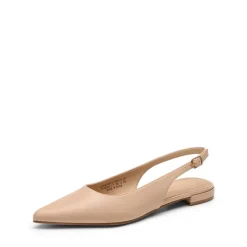 Women's Pointed-Toe Slingback Flats with DIY Ribbon