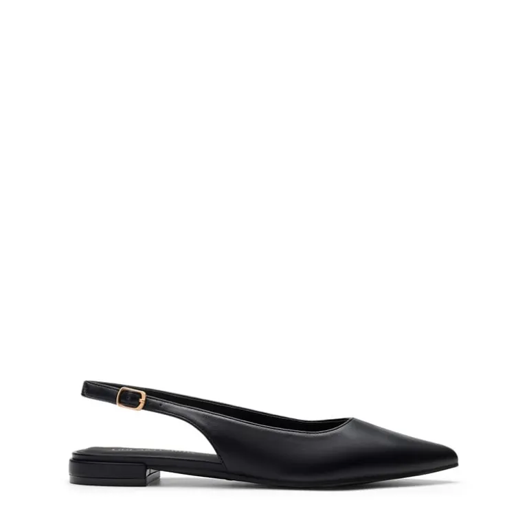 Women's Pointed-Toe Slingback Flats with DIY Ribbon